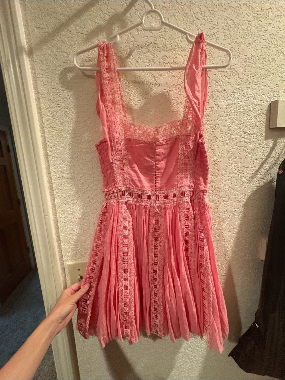 Free People Lace Trim Sleeveless Sundress